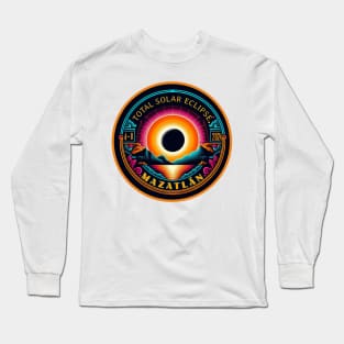 MAZATLAN MEXICO MOUNTAIN VIEW TOTAL SOLAR ECLIPSE 4-8-2024 Long Sleeve T-Shirt